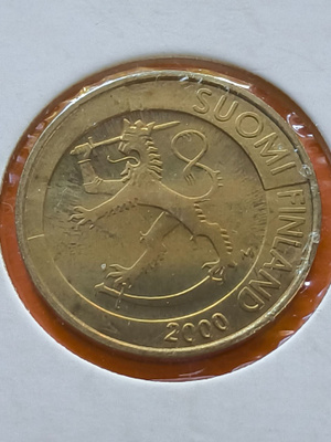 Yksi viimeisimmistä painetuista Suomen markoista v.2000!