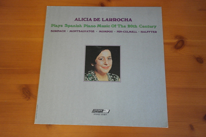 Alicia de Larrocha LP.