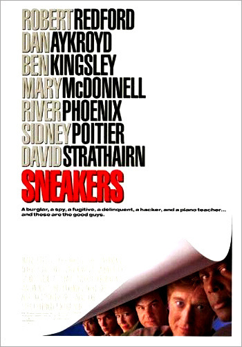 Sneakers 1992 Robert Redford, Poitier, Aykroyd River Phoenix