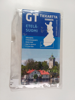 GT tiekartta Etelä-Suomi 1:250000