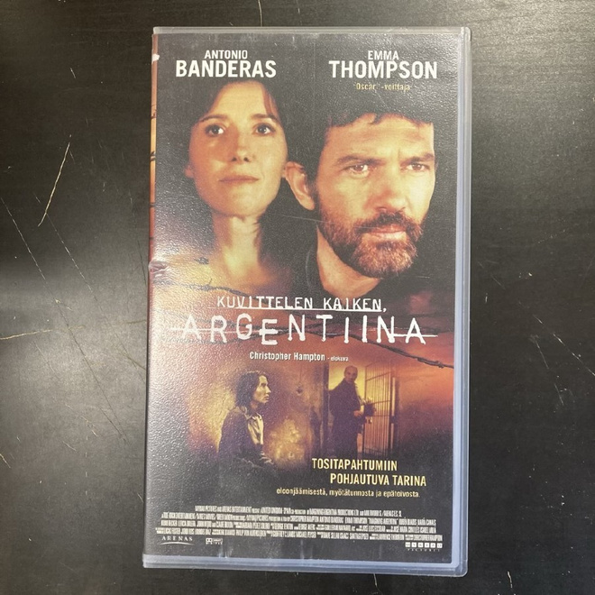 Kuvittelen kaiken, Argentiina VHS