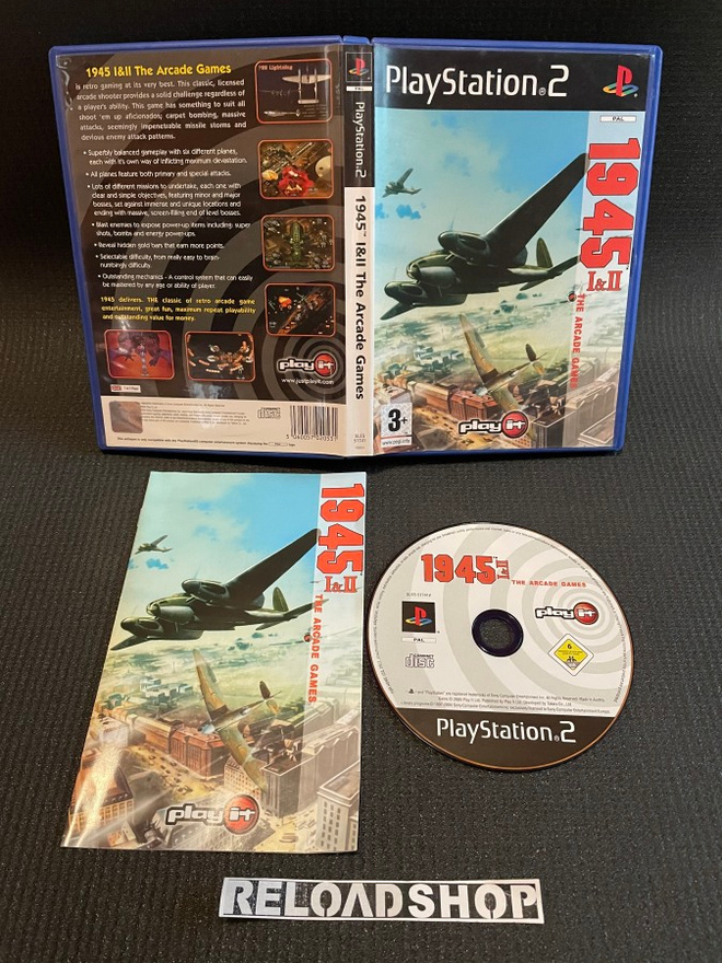 1945 I & II The Arcade Games PS2 - CIB