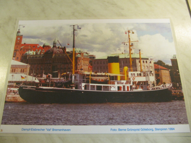 Höyryjäänmurtaja "Val "Laivakuva.1994 Göteborg