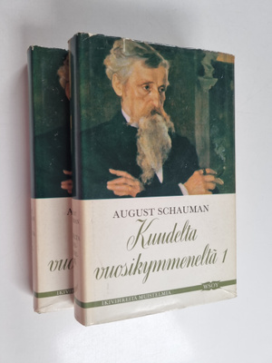 August Schauman : Kuudelta vuosikymmeneltä 1-2 : muistoja...