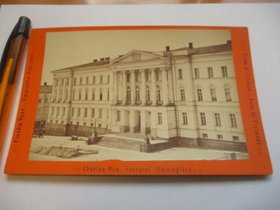 Hki Yliopisto kabinettikuva 16 x 11cm
