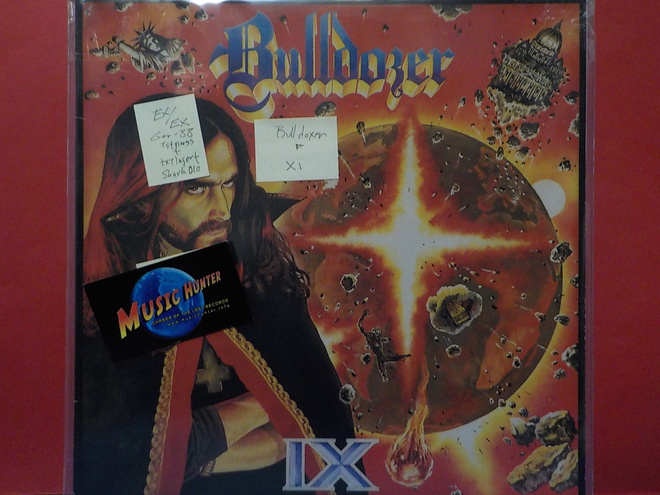 BULLDOZER - IX - GER 1988 1ST.PRESS TXT INSERT EX/EX LP