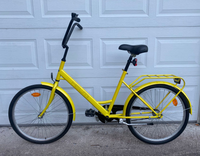 Solifer Helmi, keltainen, 24” renkaat