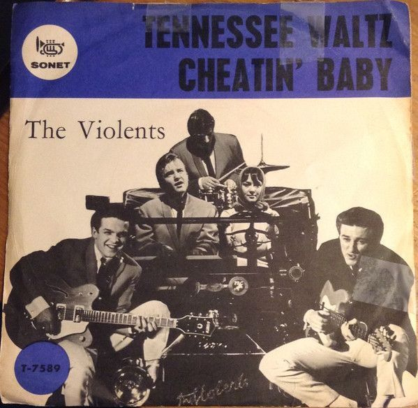 The Violents – Tennessee Waltz / Cheatin' 7" Blue Swe. 1962
