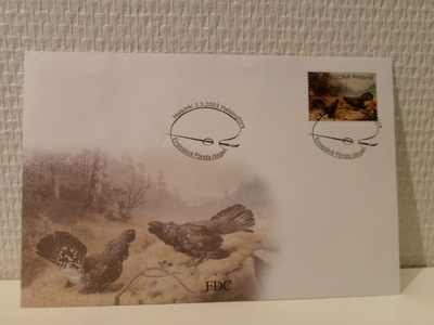 FDC- ensipäiväkuori - Taistelevat metsot - 2003