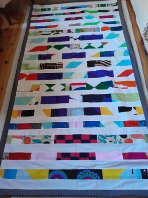 MARIMEKKO kankaista TILKKUPEITTO