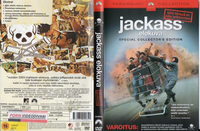 Jackass, Elokuva	(2 740)	K	-FI-	suomik.	DVD			2002