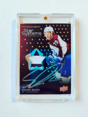Sampo Ranta - 21-22 Premier Star Systems Rookies Auto Patch