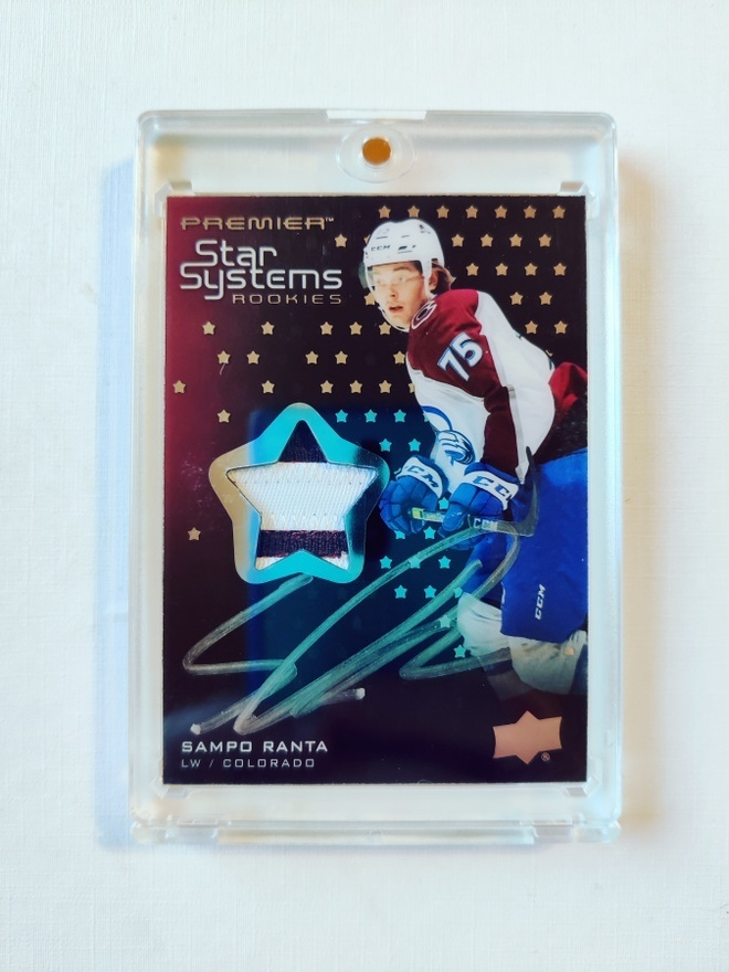 Sampo Ranta - 21-22 Premier Star Systems Rookies Auto Patch