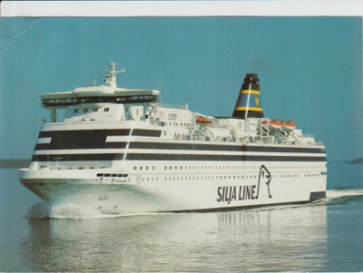 Postikortti  LAIVA, M/S SVEA 1985, Erikoisleima