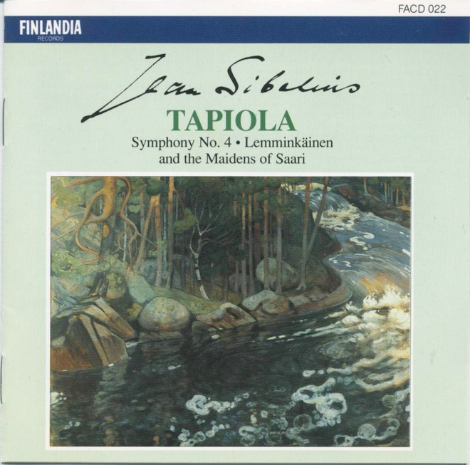 SIBELIUS: Tapiola / 4. Sinfonia - MINT 1990 Fazer CD