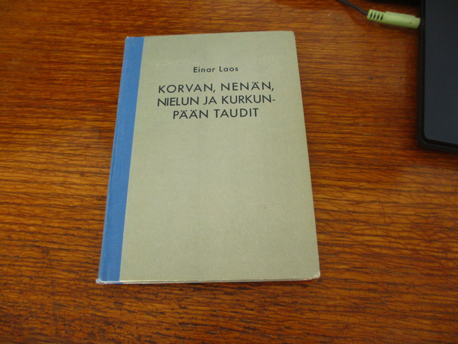 einar laos korvan nenän nielun ja kurkunpään taudit n.170siv