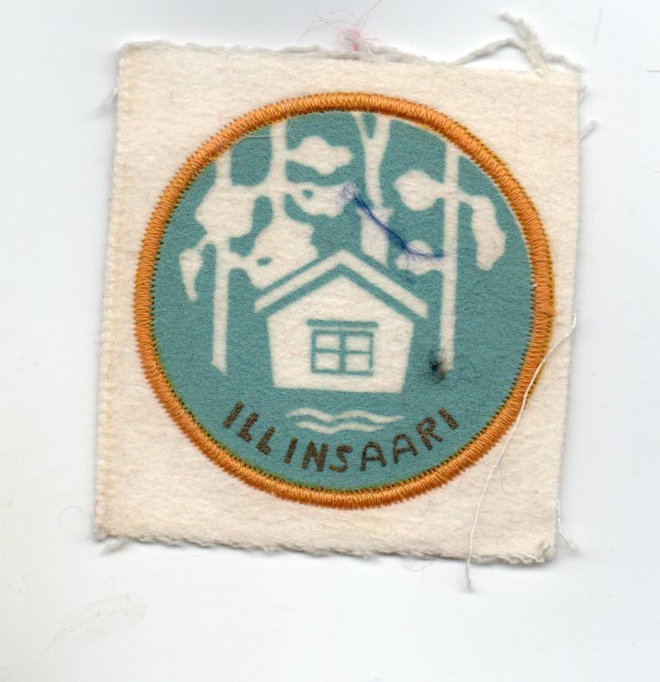 Illinsaari: Matkailu /hihamerkki  (kangasta)