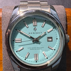 AKNIGHT miesten rannekello – Tiffany Blue / turkoosi – 5 ATM - pikkukuva 1