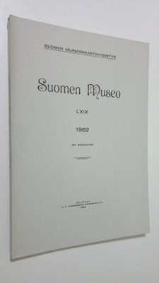 Suomen museo LXIX 1962