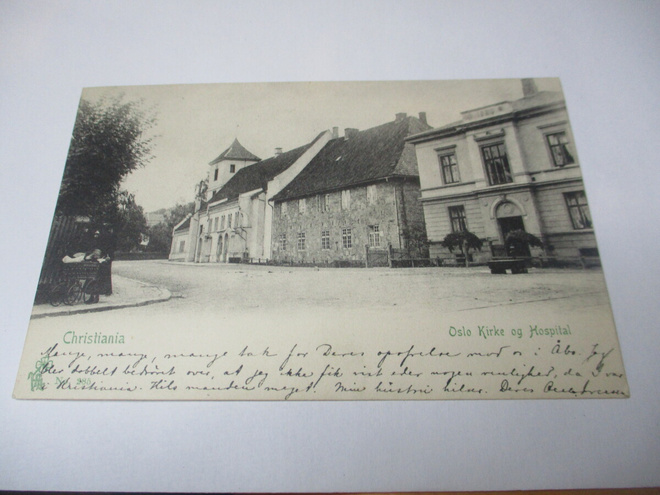Norja Kristiania kortti Turkuun - 1906