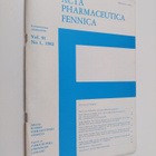 Acta Pharmaceutica Fennica 1/1982 - pikkukuva 1
