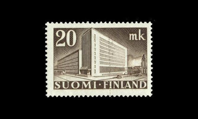 302 ** Yleism. 20 mk Postitalo (1945)