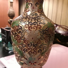 CLOISONNE KORISTE VAASI. korkeus 16 cm - pikkukuva 1