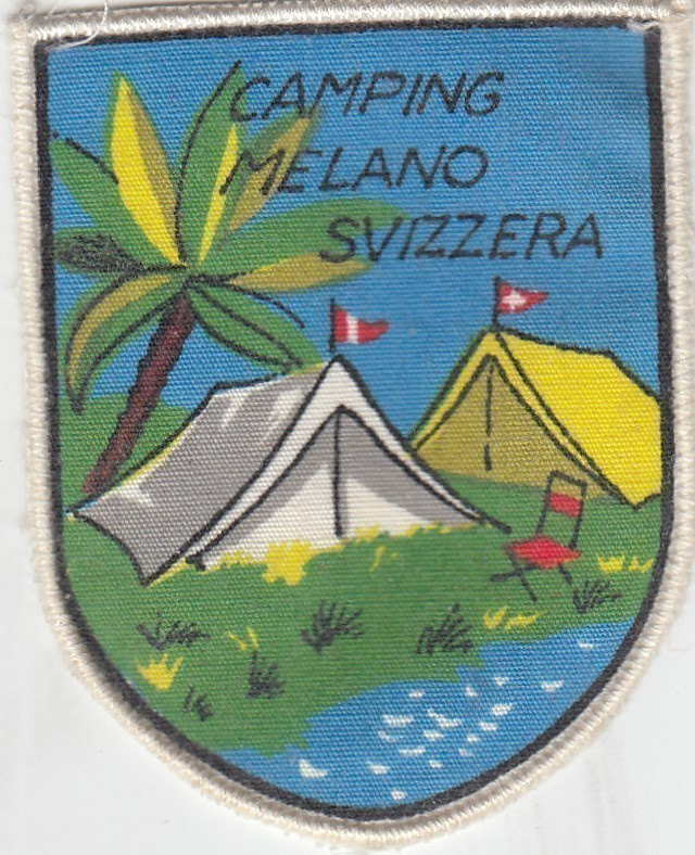 Camping  Melano Svizzeria ,  hihamerkki  p127