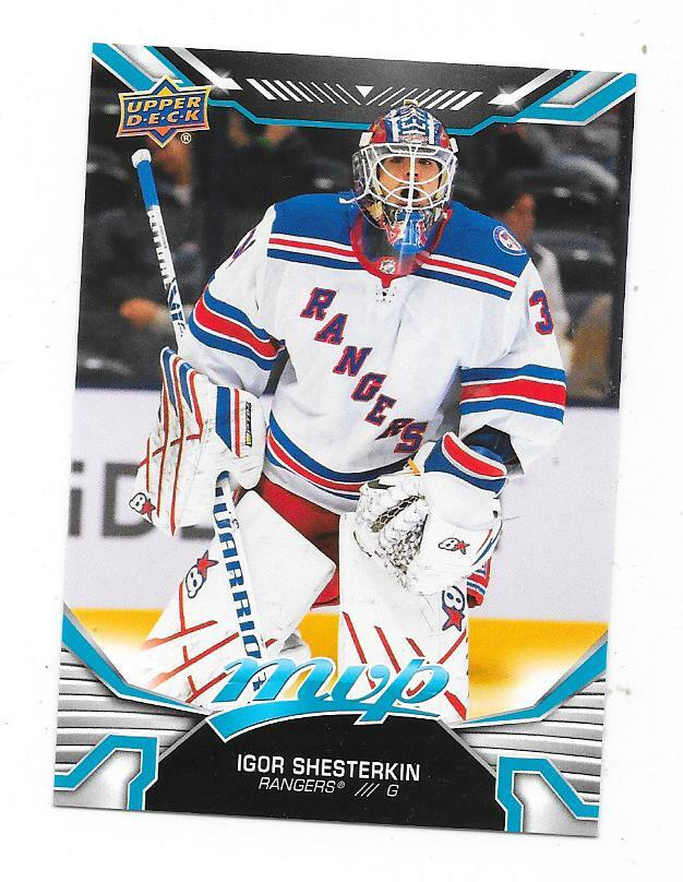 2022-23 Upper Deck MVP #24 Igor Shesterkin , NY Rangers MV