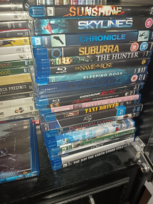 Kasa leffoja bluray ja dvd