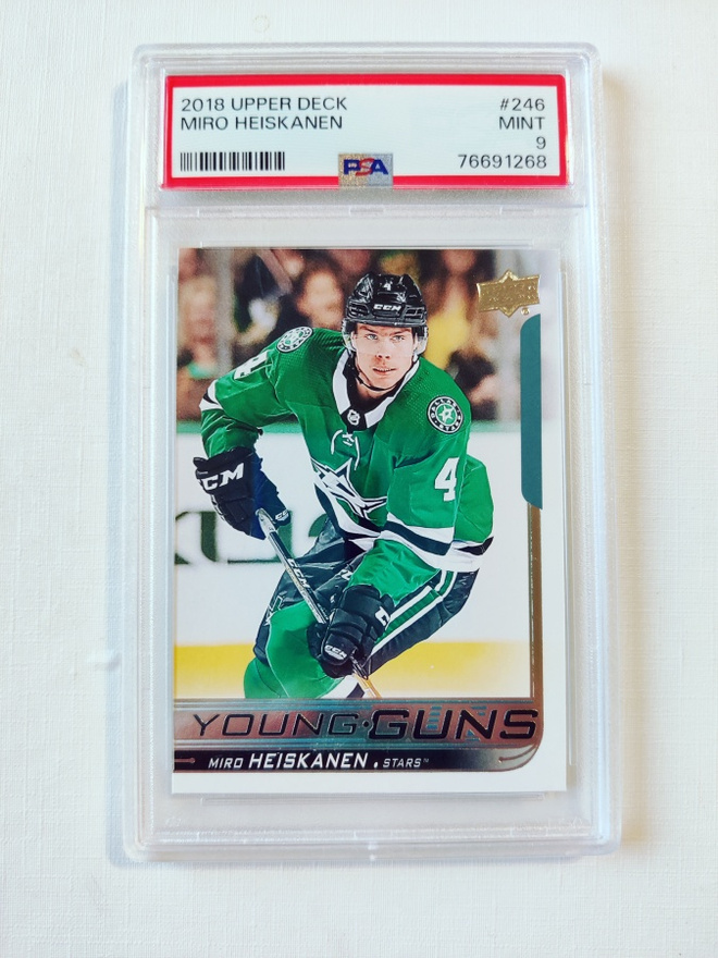 Miro Heiskanen - 18-19 UD Young Guns PSA 9