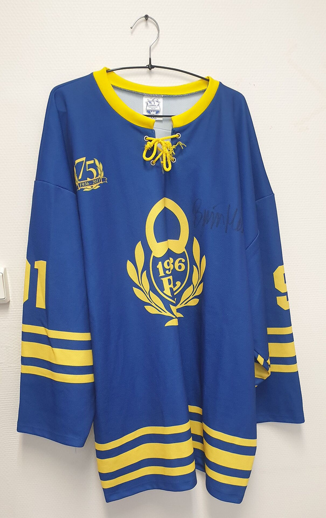 Björn Melin Rauman Lukko game worn -pelipaita
