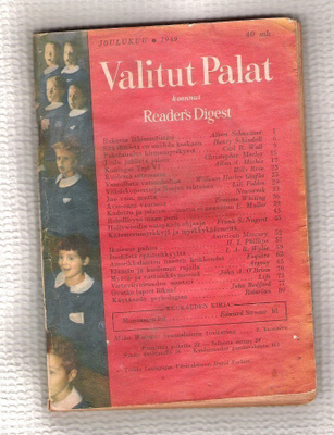 Valitut Palat, joulukuu 1949 ja 1957.