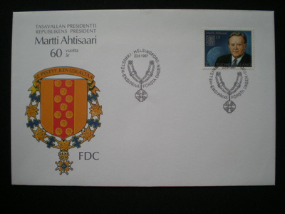 FDC Ahtisaari 60 v 23.6.1997 - LaPe 1386