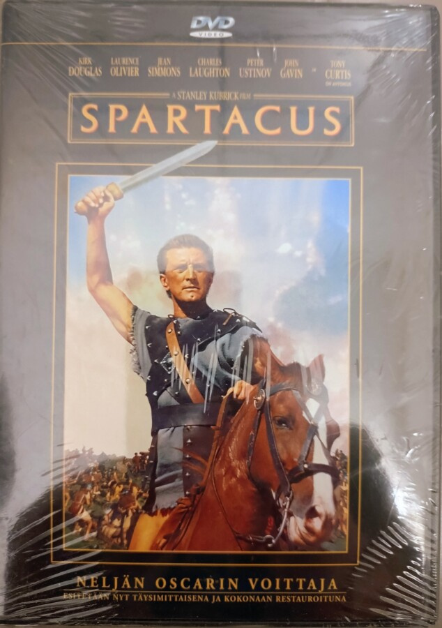 Spartacus (Egmont-uusi-DVD) Kirk Douglas, Stanley Kubrick