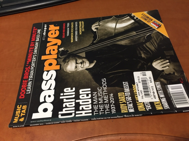 BASS PLAYER MAGAZINE 12/2014 HYVÄ