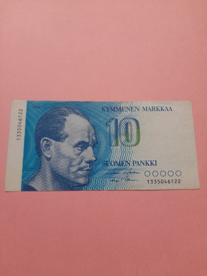 10 markkaa 1986