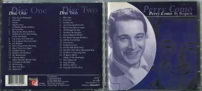 PERRY COMO . 2 CD-LEVYÄ . PERRY COMO BY REQUEST