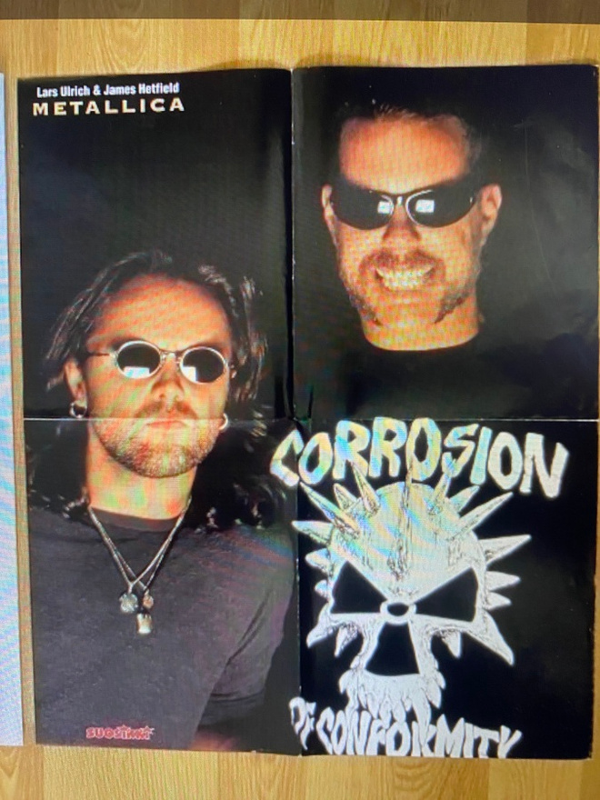 Metallica James Hetfield Lars Ulrich juliste