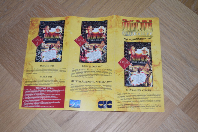 Nuori indiana jones seikkailee VHS