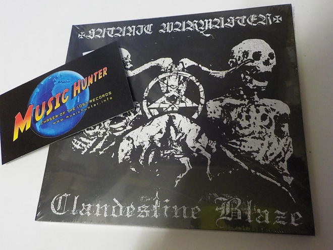 SATANIC WARMASTER / CLANDESTINE BLAZE UUSI SPLIT CD