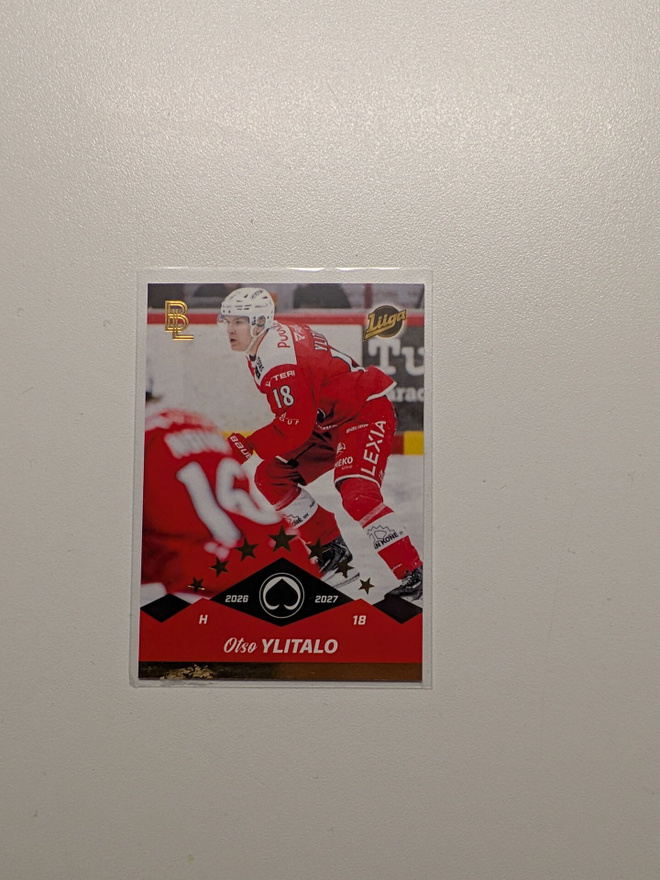 Blueline26-27 base gold Otso Ylitalo, Ässät /100