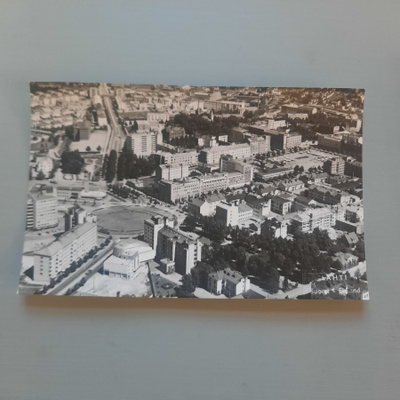 PK Lahti ilmakuva 1950-60-l? * keskustaa, liikenneympyrä