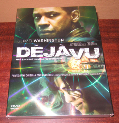 Deja Vu uuttavastaava dvd trilleri, jännitys, toiminta