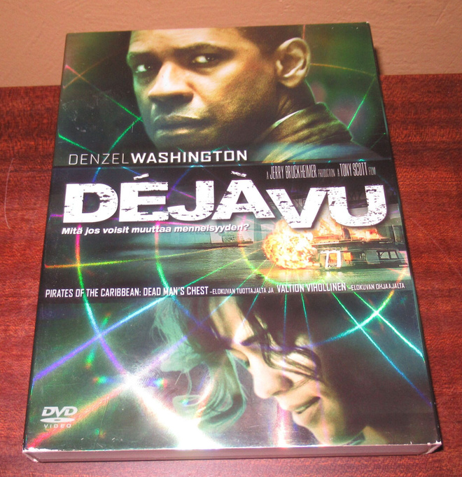 Deja Vu uuttavastaava dvd trilleri, jännitys, toiminta