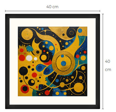 Uusi uniikki abstrakti art print taulu 40 cm x 40 cm
