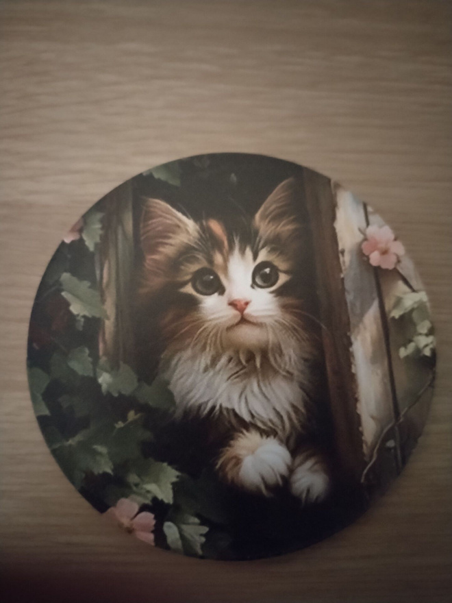 Kissa jääkaappi magneetti.