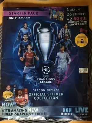 Topps UEFA Champions League 2021/22 starter pack