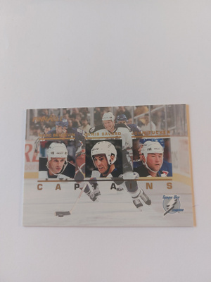 1993-94 Pinnacle Captains #22 M.Bergevin/D.Savard