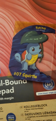 2000 Topps Pokémon #PC4 Squirtle TV Animation Clear Card